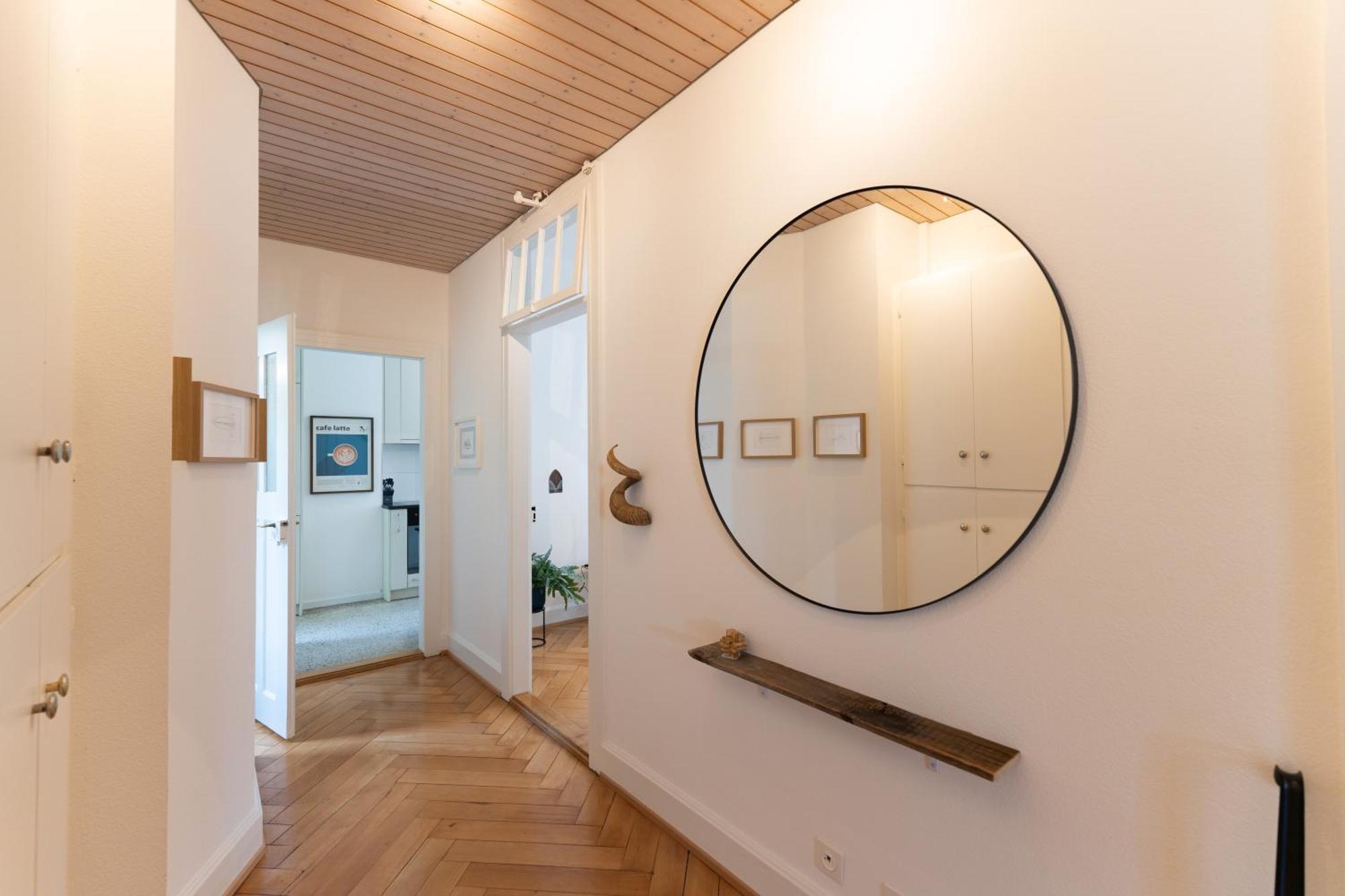 Charmante Altbauwohnung Am Rhein Basileia Exterior foto