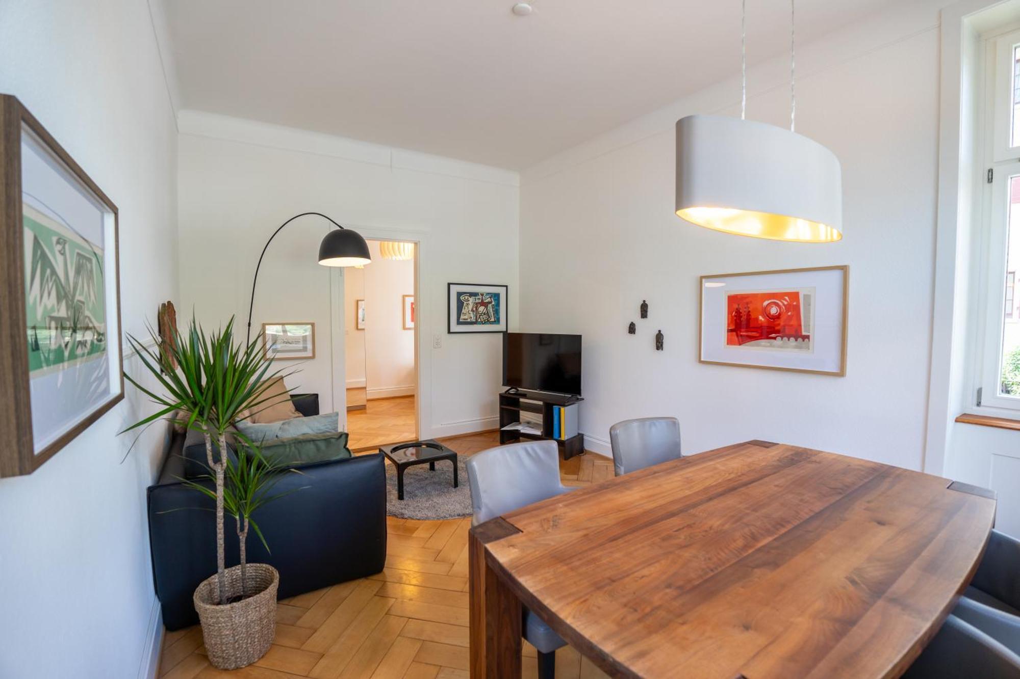 Charmante Altbauwohnung Am Rhein Basileia Exterior foto